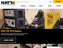 Tablet Screenshot of natlfield.com